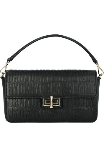 Dkny jojo deboss borsa a mano 22,5 cm black gold