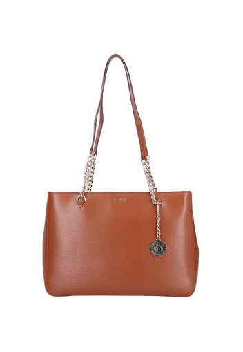 Dkny bryant borsa a spalla pelle 34 cm caramel