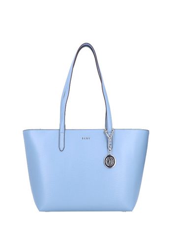 Dkny bryant shopper borsa tote pelle 28 cm blue moon