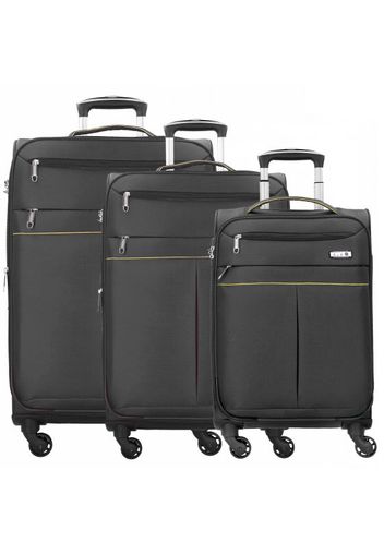 D&n travel line 6704 valigie 4 ruote set di 3pz.