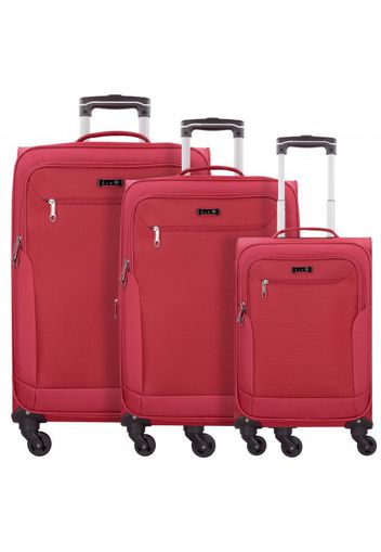 D&n travel line 6804 valigia 4 ruote set di 3pz.