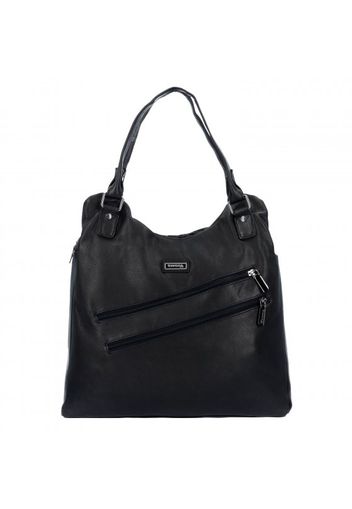 Black nappa borsa a spalla pelle 38 cm