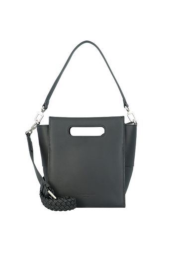 Borsa a spalla pelle 22,5 cm black