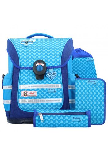 Mcneill ergo light pure zaino scuola con accessorio set di 4pz. 40cm