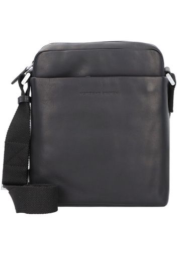 Urban courier 2.0 borsa a tracolla pelle 21 cm black