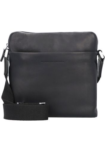 Urban courier 2.0 borsa a tracolla pelle 24 cm black