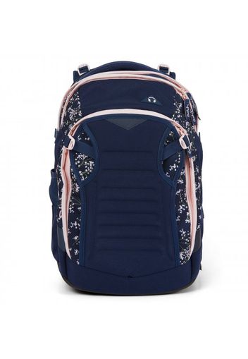 Match zaino di scuola 45 cm scomparto laptop dark blue rose white