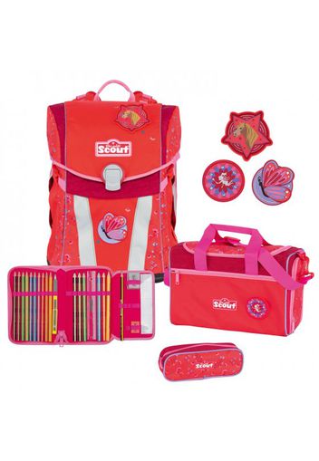 Sunny set di zaino scuola con accessorio 4 pz.