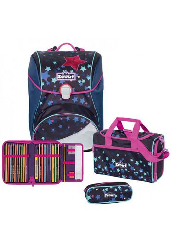 Alpha zaino scuola e accessori (set 4 pz)