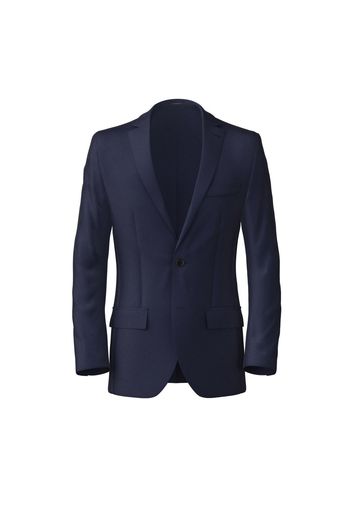 Blazer da uomo su misura, Lanificio Ermenegildo Zegna, Blu Cobalto Biella, Quattro Stagioni | Lanieri