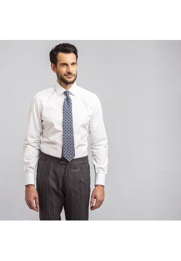 Camicia da uomo su misura, Ibieffe, Easy Iron Bianca, Quattro Stagioni | Lanieri