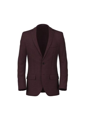 Blazer da uomo su misura, Lanificio Ermenegildo Zegna, Lana Cashmere Spigato Bordeaux, Autunno Inverno | Lanieri