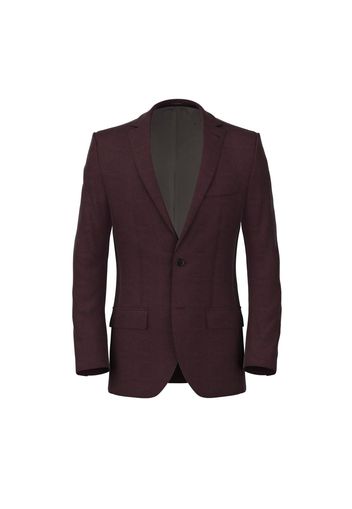 Giacca da uomo su misura, Lanificio Ermenegildo Zegna, Lana Cashmere Spigato Bordeaux, Autunno Inverno | Lanieri