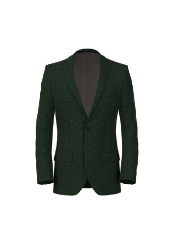 Giacca da uomo su misura, Vitale Barberis Canonico, Verde Lana Seta Lino, Quattro Stagioni | Lanieri