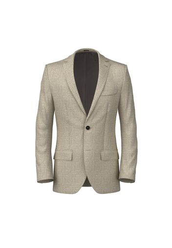 Giacca da uomo su misura, Vitale Barberis Canonico, Materica Beige Microdesign, Quattro Stagioni | Lanieri