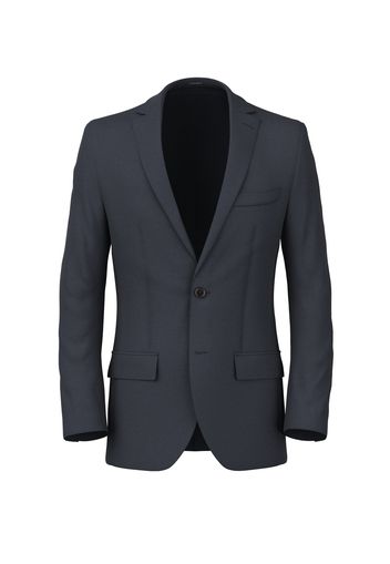 Blazer da uomo su misura, Loro Piana, Blu Denim Twill Natural Stretch, Quattro Stagioni | Lanieri