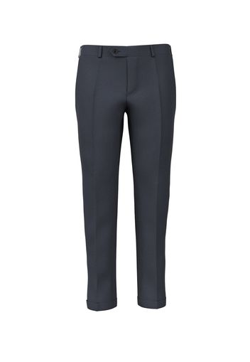 Pantaloni da uomo su misura, Loro Piana, Blu Denim Twill Natural Stretch, Quattro Stagioni | Lanieri