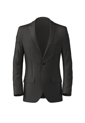 Blazer da uomo su misura, Loro Piana, Grigio Twill Natural Stretch, Quattro Stagioni | Lanieri