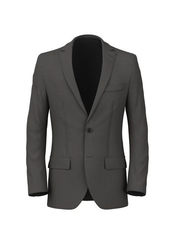 Blazer da uomo su misura, Loro Piana, Grigio 100% Lana Traspirante, Quattro Stagioni | Lanieri