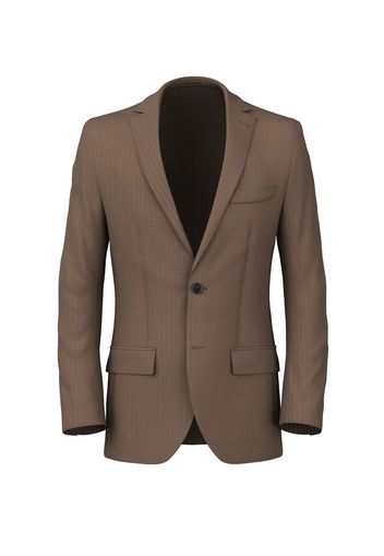 Blazer da uomo su misura, Reda, Spigato Beige Made In Italy, Quattro Stagioni | Lanieri