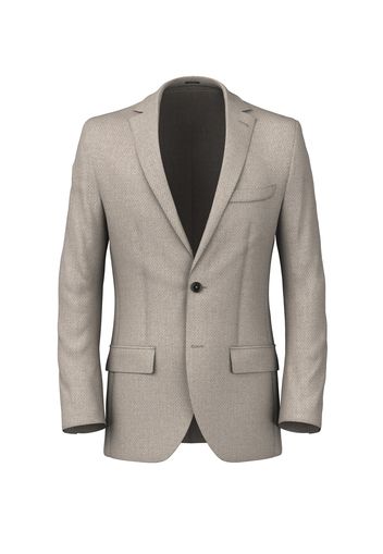 Blazer da uomo su misura, Bottoli, Beige Lana Canapa Seta, Quattro Stagioni | Lanieri