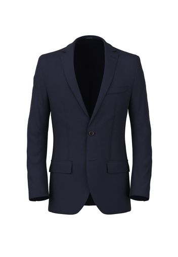 Blazer da uomo su misura, Loro Piana, Blu in Occhio di Pernice di Lana, Quattro Stagioni | Lanieri