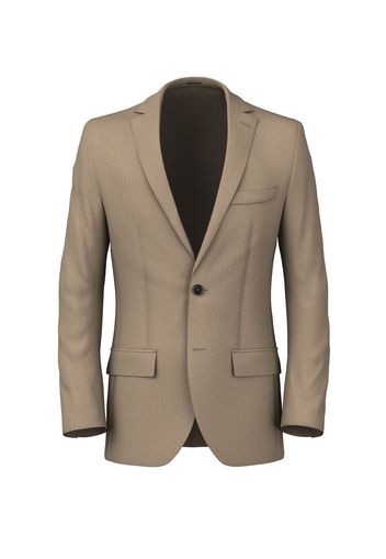 Blazer da uomo su misura, Loro Piana, Cammello in Twill di Lana, Autunno Inverno | Lanieri