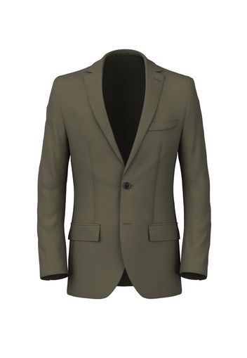 Blazer da uomo su misura, Reda Flexo, Verde in Flanella di Lana stretch, Autunno Inverno | Lanieri