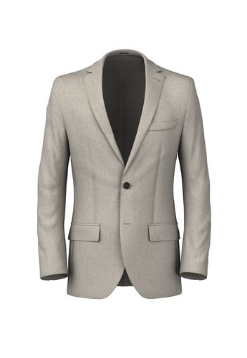 Blazer da uomo su misura, Reda Flexo, Beige in Flanella di Lana stretch, Autunno Inverno | Lanieri