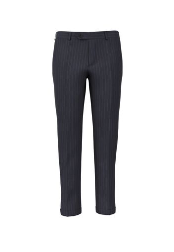 Pantaloni da uomo su misura, Lanificio Zignone, Blu in Tela di Lana e Cashmere, Autunno Inverno | Lanieri