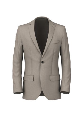 Blazer da uomo su misura, Reda Flexo, Beige in Twill di Lana stretch, Quattro Stagioni | Lanieri