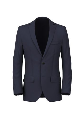 Blazer da uomo su misura, Reda, Blu in Flanella di Lana, Autunno Inverno | Lanieri