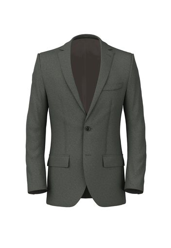 Giacca da uomo su misura, Drago, Verde in Twill di Lana water repellent, Autunno Inverno | Lanieri