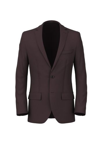 Blazer da uomo su misura, Reda Flexo, Viola in Flanella di Lana stretch, Autunno Inverno | Lanieri