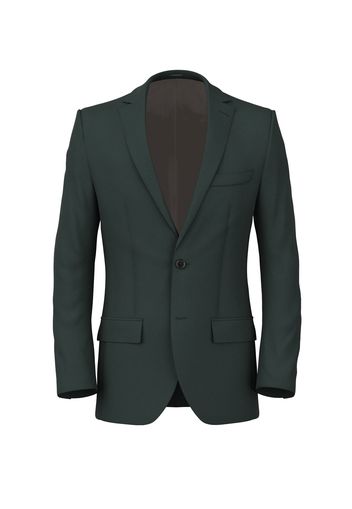 Giacca da uomo su misura, Reda, Verde in Twill di Lana, Quattro Stagioni | Lanieri