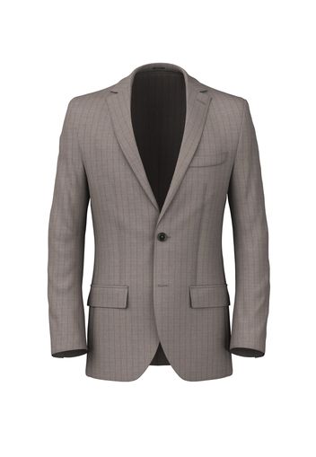 Blazer da uomo su misura, Vitale Barberis Canonico, Marrone in Twill di Lana Cotone e Cashmere, Autunno Inverno | Lanieri