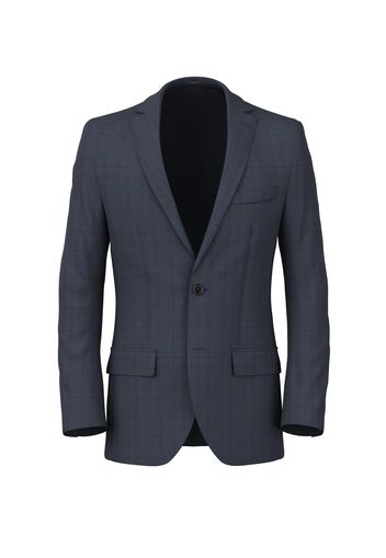 Blazer da uomo su misura, Vitale Barberis Canonico, Blu in Twill di Lana e Cashmere, Autunno Inverno | Lanieri