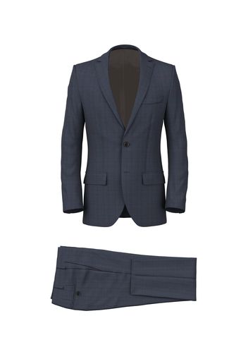 Abito da uomo su misura, Vitale Barberis Canonico, Blu in Twill di Lana e Cashmere, Autunno Inverno | Lanieri