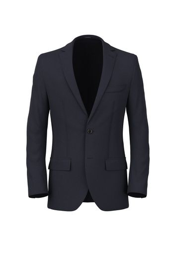 Blazer da uomo su misura, Lanificio Zignone, Blu in Lana stretch Jerzey, Quattro Stagioni | Lanieri