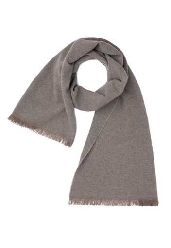 Sciarpa da uomo, MaAlBi, Beige effetto diagonale in Cashmere rigenerato, Autunno Inverno | Lanieri