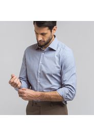 Camicia da uomo su misura, Ibieffe, Effetto Denim Azzurra, Quattro Stagioni | Lanieri