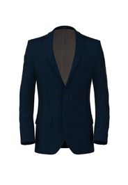 Giacca da uomo su misura, Vitale Barberis Canonico, Blu Flanella Cardata, Autunno Inverno | Lanieri