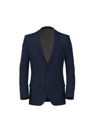 Giacca da uomo su misura, Drago, Flanella Blu Cobalto Natural Stretch, Autunno Inverno | Lanieri