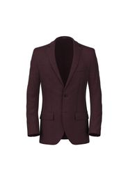 Blazer da uomo su misura, Lanificio Ermenegildo Zegna, Lana Cashmere Spigato Bordeaux, Autunno Inverno | Lanieri