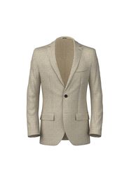 Blazer da uomo su misura, Vitale Barberis Canonico, Materico Beige Microdesign, Quattro Stagioni | Lanieri