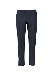 Pantaloni da uomo su misura, Reda, Flanella Pettinata Principe Galles Blu, Autunno Inverno | Lanieri