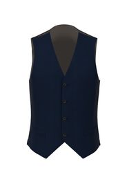 Gilet da uomo su misura, Reda, Blu 100% Lana Merino, Quattro Stagioni | Lanieri