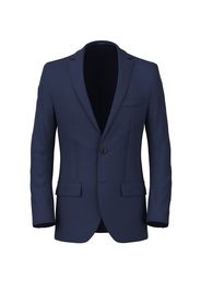 Blazer da uomo su misura, Loro Piana, Blu Principe di Galles Natural Stretch, Quattro Stagioni | Lanieri