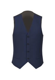 Gilet da uomo su misura, Loro Piana, Blu Principe di Galles Natural Stretch, Quattro Stagioni | Lanieri