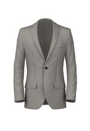 Blazer da uomo su misura, Reda Flexo, Grigio Chiaro Comfort Stretch, Quattro Stagioni | Lanieri